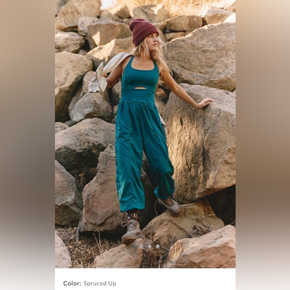 NWT Free People Righteous Onesie- Spruced Up Color